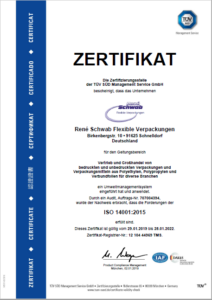 Zertifikat ISO 14001:2015_deutsch