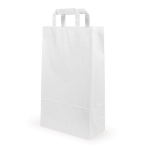 Papiertragetasche weiß